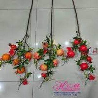 Cành 5 Quả Lựu Trang Trí Tết(Thùng 320 Cành)