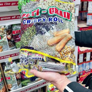 Bánh Ngũ Cốc cuộn phô mai nhập Mỹ Imperial Taste Multi Grain Crispy Roll