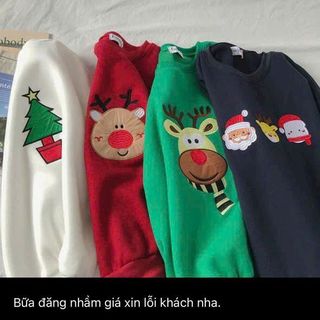 Áo khoác sweater chửi noel