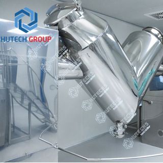 Máy Trộn Bột Chữ V Công Nghiệp VH500-1000-1500-2000L Cỡ Lớn