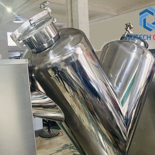 Máy Trộn Bột Chữ V Công Nghiệp VH500-1000-1500-2000L Cỡ Lớn