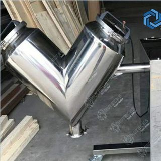 Máy trộn chữ V trộn bột khô thực phẩm, dược phẩm dung tích cỡ trung
