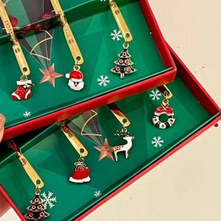 Set 4 Muỗng Inox Mẫu Noel (Thùng 180)