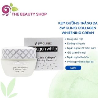 Kem Dưỡng Trắng Da Tinh Chất Collagen 3W Clinic Collagen Whitening Cream giá sỉ