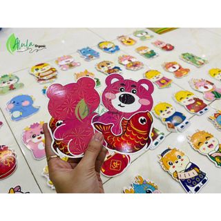 Set 10 Bao Lì Xì Gấu 2024