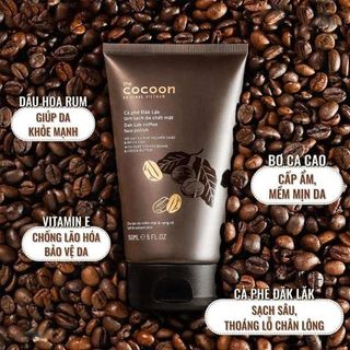 Tẩy da chết mặt cà phê Đắk Lắk Cocoon cho làn da mềm mại & rạng rỡ 150ml