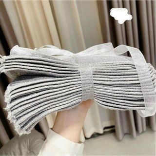 Set 50 Khăn Lau Đa Năng Sợi Tre Dày Dặn Màu Xám 25x25
