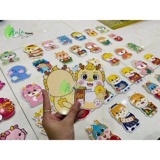 Set 10 Bao Lì Xì Gấu 2024