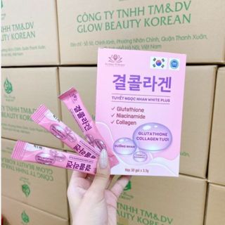 Trắng da glutathione collagen tươi hộp 30 gói