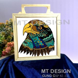 HỘP DECOR ĐA NĂNG - TRANH IN HÌNH ĐỘNG VẬT