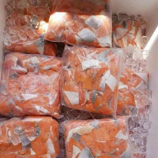 Vụn Cá Hồi Tươi Đóng Gói