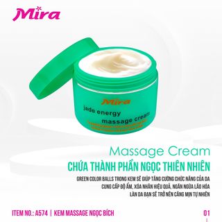 Kem Massage Ngọc Bích AROMA Jade Energy Massage Cream Hàn Quốc 120g A574 giá sỉ