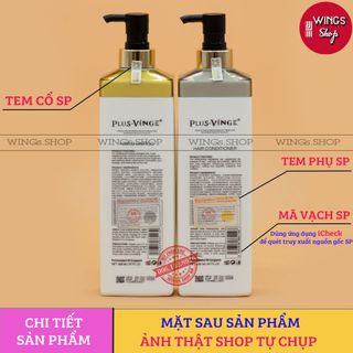 (Hàng Công Ty) Cặp Dầu Gội Xả Collagen Vinge 1000ML