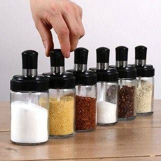 Hũ đựng gia vị có muỗng