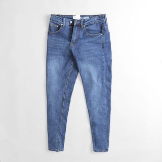 Quần jean nam, Jean dài nam cao cấp, chất jean co giản dày dặn xịn sò fom slim nhẹ size 29 ống 16cm, jean đã qua xử lý wash mền mịn mặc thoải mái - size từ 55kg - 90kg