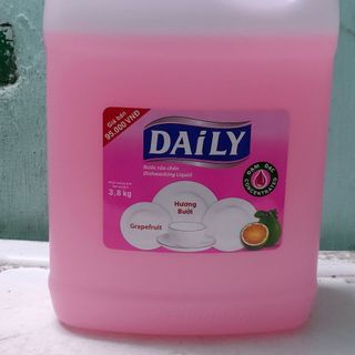 Nước rửa chén Daily 3,8kg hương bưởi giá sỉ