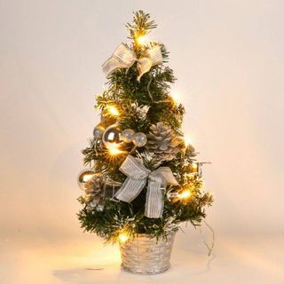 Cây Thông Noel Để Bàn 40cm - Kèm Đèn Và Phụ Kiện