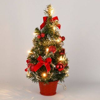 Cây Thông Noel Để Bàn 40cm - Kèm Đèn Và Phụ Kiện