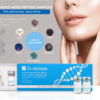 Advanced Meso Peptide Ampoule - Tinh chất giảm nếp nhăn, dưỡng ẩm, tăng sức sống, phục hồi và tăng sinh cấu trúc da Dr, HEDISON