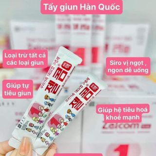 Tẩy Giun Zelcom Hàn Quốc Mẫu Mới