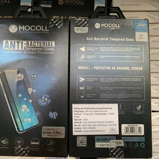 CƯỜNG LỰC KHÁNG KHUẨN MOCOLL 2.5D IPHONE 11 - 11 Pro giá sỉ