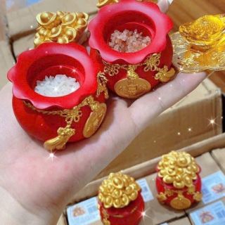 Túi Vàng, Hủ Đựng Muối Gạo Túi Vàng Hần Tài (Hàng, Giá Tận Xưởng )