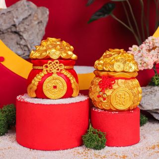Hủ Muối Gạo Túi Vàng Túi Đồng Tiền May Mắn Phát Tài ( Hàng, Giá Tận xưởng )