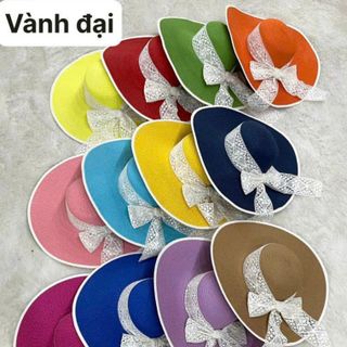 Mũ bucket lông thêu hình hoa QC