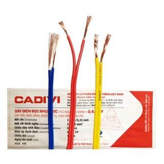 100m dây điện đôi Cadivi 2x32 (2×1.0 Mm2)