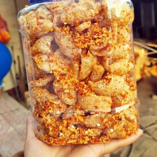1kg Da heo phồng giòn mắm tỏi ớt ngon Nga Hoàng