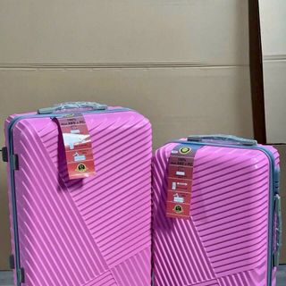 Bộ 2 VALI NHỰA Hoạ Tiết Sọc Chéo - 20-24in (Hàng, Giá Tận Xưởng)