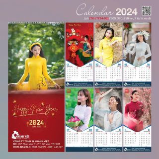 In lịch để bàn, lịch treo tường, lịch tết mini