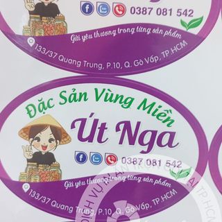 In decal tem nhãn sản phẩm đa dạng mẫu mã