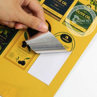 In decal tem nhãn sản phẩm đa dạng mẫu mã