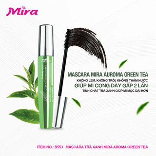 Mascara Trà Xanh Làm Dày và Cong Mi gấp 2 lần Aroma Green Tea Hàn Quốc 8.5ml B553 giá sỉ