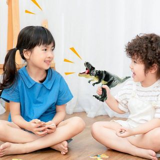 Đồ Chơi Khủng Long Nhấn Đầu Và Đuôi Có Âm Thanh Vui Nhộn Cho Bé