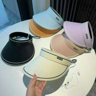 Mũ nửa đầu viền trắng hoặc đen QC