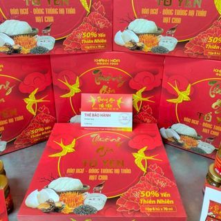 YẾN SÀO KHÁNH HOÀ THƯƠNG HIỆU THƯỢNG GIA TỔ YẾN 50% YẾN TƯƠI,BÀO NGƯ ĐÔNG TRÙNG HẠ THẢO - CHẤT LƯỢNG CAO