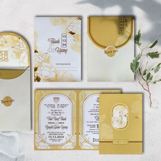 In thiệp cưới mẫu mã đa dạng - tự thiết kế theo xu hướng hiện đại