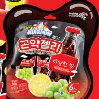 Thạch Dẻo Jelégummy Kiokio (TÚI ĐỎ VỊ DÂU, NHO, VẢI) (Túi)