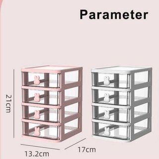 Kệ Mỹ Phẩm Ngăn Kéo Thỏ 4 Tầng