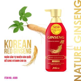 Sữa Tắm Nhân Sâm Mira Korean Red Ginseng Body Cleanser 500ml A589 giá sỉ