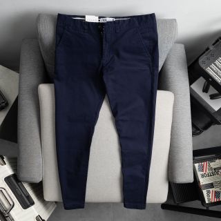 Quần dài kaki Hàn Quốc form slim túi mổ, mạc lưng da chất vải cao cấp, co giãn và dày dặn SỈ CHỈ TỪ 1 RI