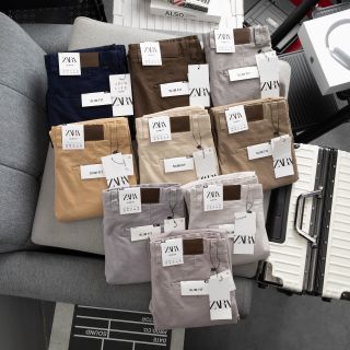 Quần dài kaki Hàn Quốc form slim túi mổ, mạc lưng da chất vải cao cấp, co giãn và dày dặn SỈ CHỈ TỪ 1 RI giá sỉ