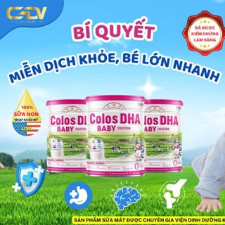 Sữa Colos BaBy DHA sữa mát tăng đề kháng, phát triển toàn diện 0-12 th