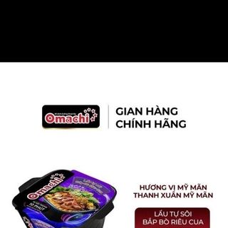 (Quận 3) Lẩu tự sôi Omachi lẩu Omachi tự sôi bắp bò riêu cua mì omachi 1 hộp