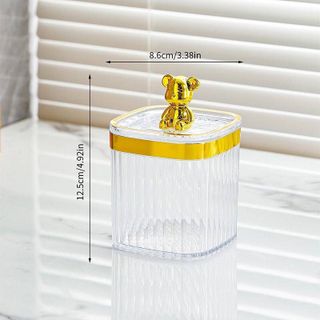 Hộp Đựng Tăm Bông J232 Núm Gấu