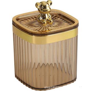 Hộp Đựng Tăm Bông J232 Núm Gấu