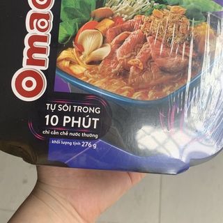 (Quận 3) Lẩu tự sôi Omachi lẩu Omachi tự sôi bắp bò riêu cua mì omachi 1 hộp