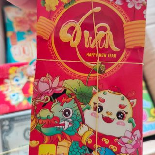 Bao Lì xì 2 gói 10 bao lì xì